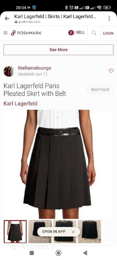 Nuostabus Karl Lagerfeld Paris sijonas - nuotraukos Nr. 15