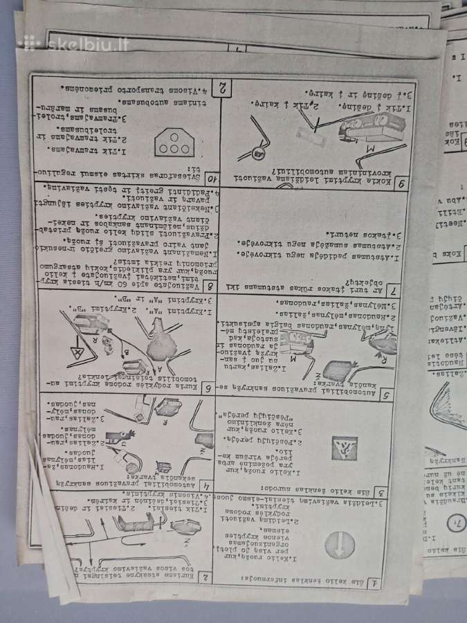 Seni vairavimo teisių egzaminavimo bilietai - nuotraukos Nr. 2