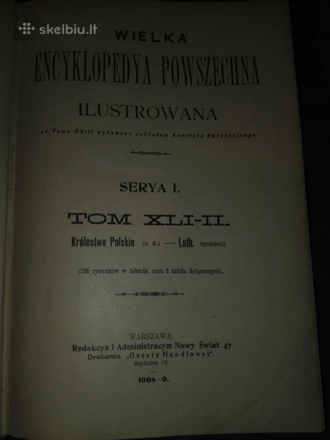 141. Wielka Encyklopedya Powszechna 1908 m. - nuotraukos Nr. 2