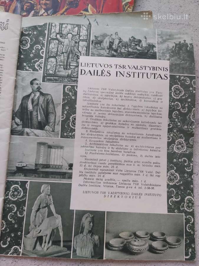 Seni žurnalai,jaunimo gretos " 1952 metų - nuotraukos Nr. 5