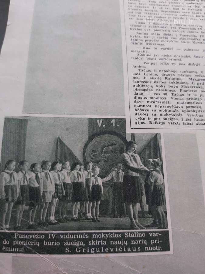 Seni žurnalai,jaunimo gretos " 1952 metų - nuotraukos Nr. 6