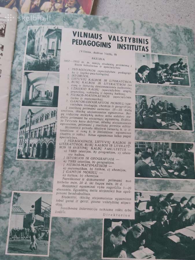Seni žurnalai,jaunimo gretos " 1952 metų - nuotraukos Nr. 9