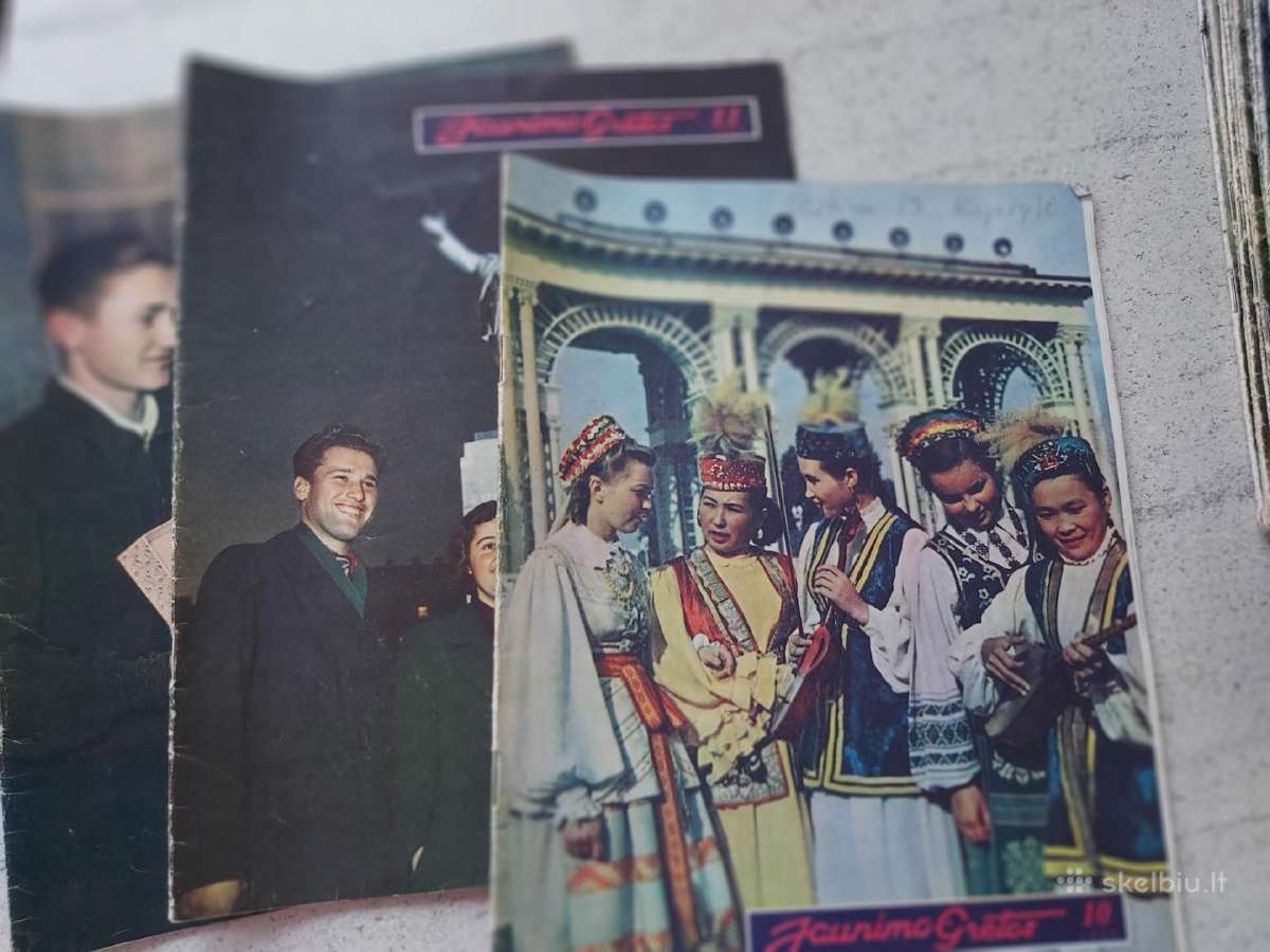Seni žurnalai,jaunimo gretos"1954 - nuotraukos Nr. 5