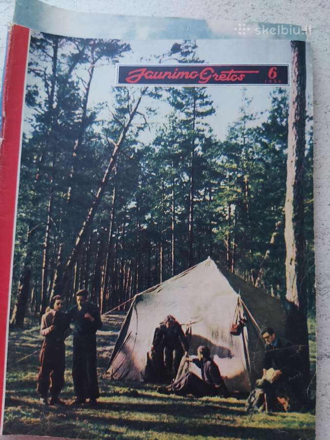 Seni žurnalai,jaunimo gretos"1954 - nuotraukos Nr. 2