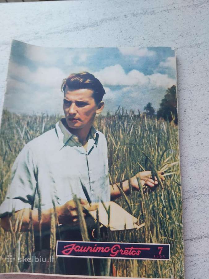 Seni žurnalai,jaunimo gretos"1954 - nuotraukos Nr. 3
