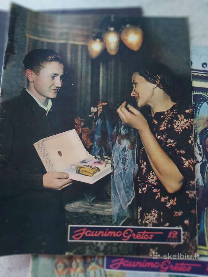 Seni žurnalai,jaunimo gretos"1954 - nuotraukos Nr. 6