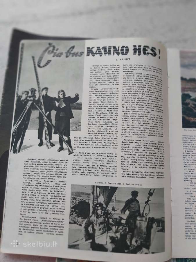 Seni žurnalai,jaunimo gretos"1954 - nuotraukos Nr. 7