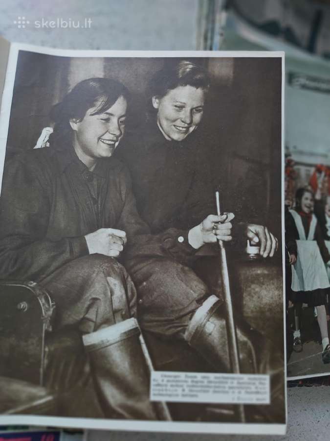 Seni žurnalai,jaunimo gretos"1954 - nuotraukos Nr. 9