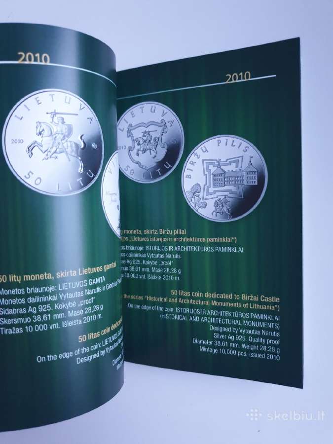 Lietuviškos kolekcinės monetos knygutės - nuotraukos Nr. 6