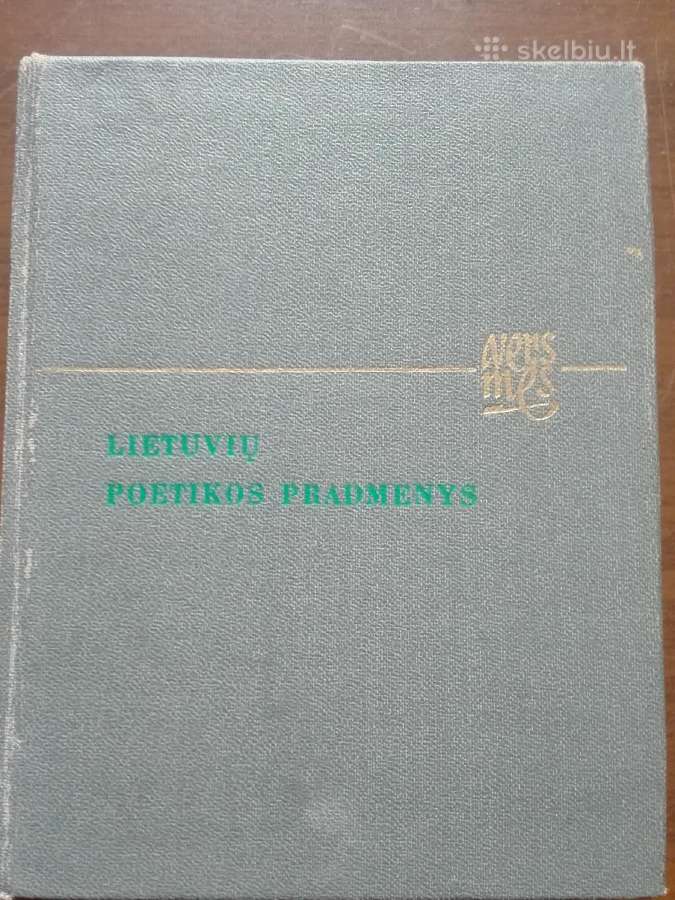 156. Lietuvių Poetikos Pradmenys