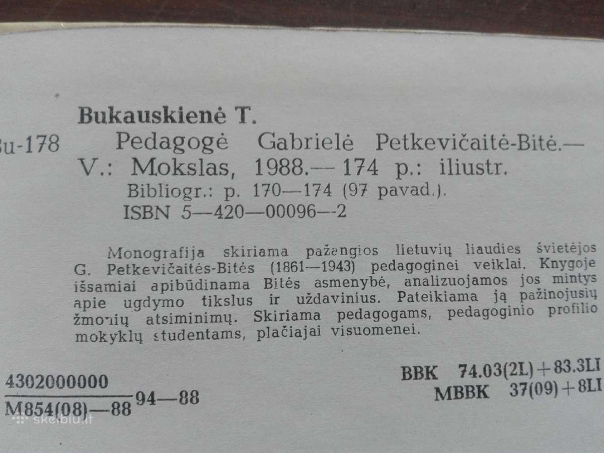 155. Pedagogė Gabrielė-petkevičaitė Bitė - nuotraukos Nr. 2