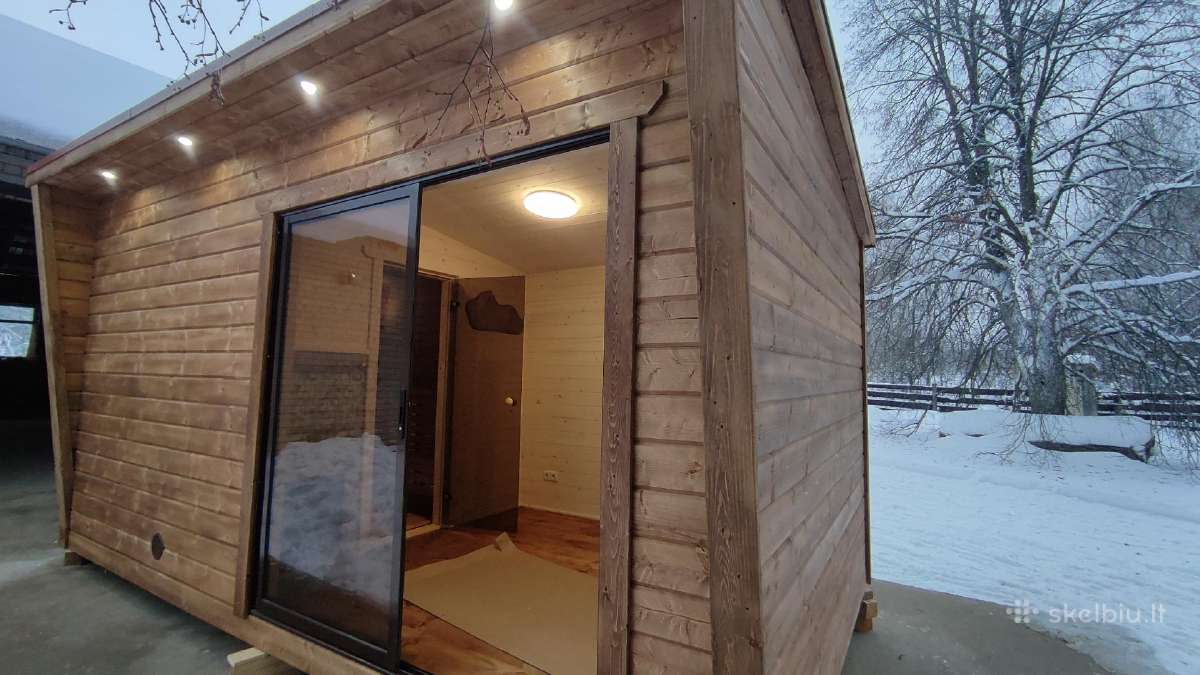 Karkasinė pirtis,sauna yra galimybė apžiūrėti. - nuotraukos Nr. 2