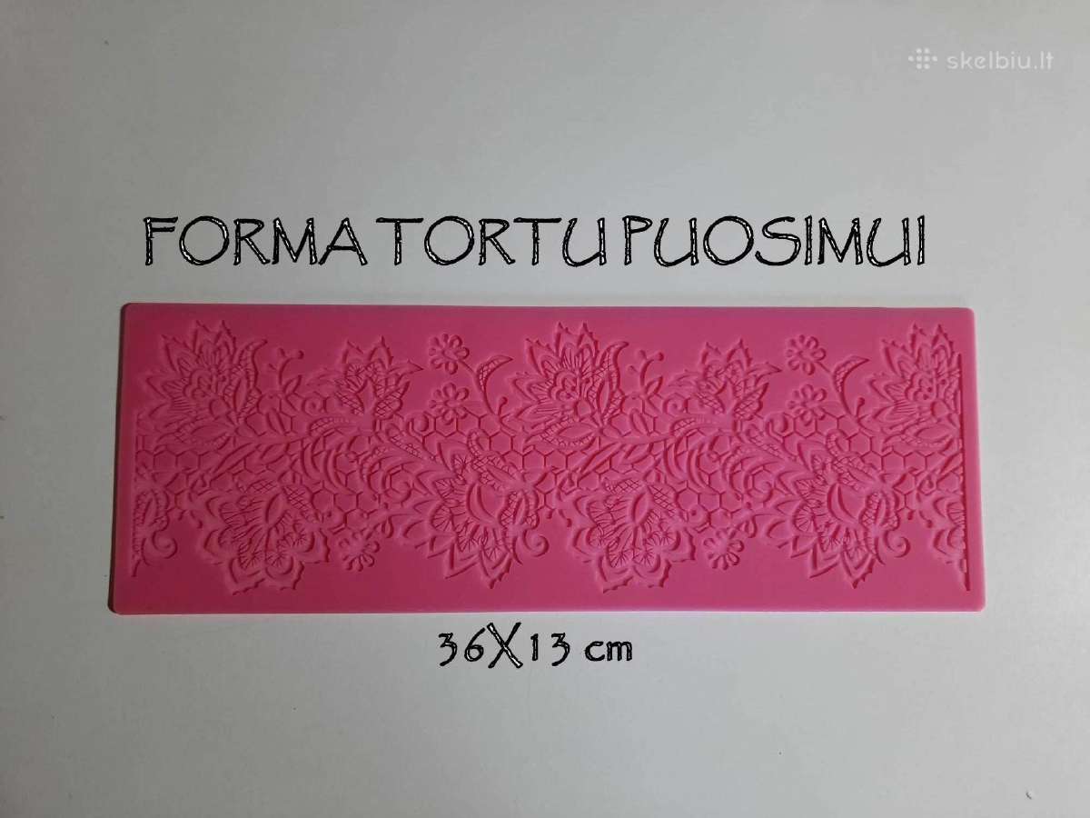 Naujos formos tortu puosimui kaina uz abi