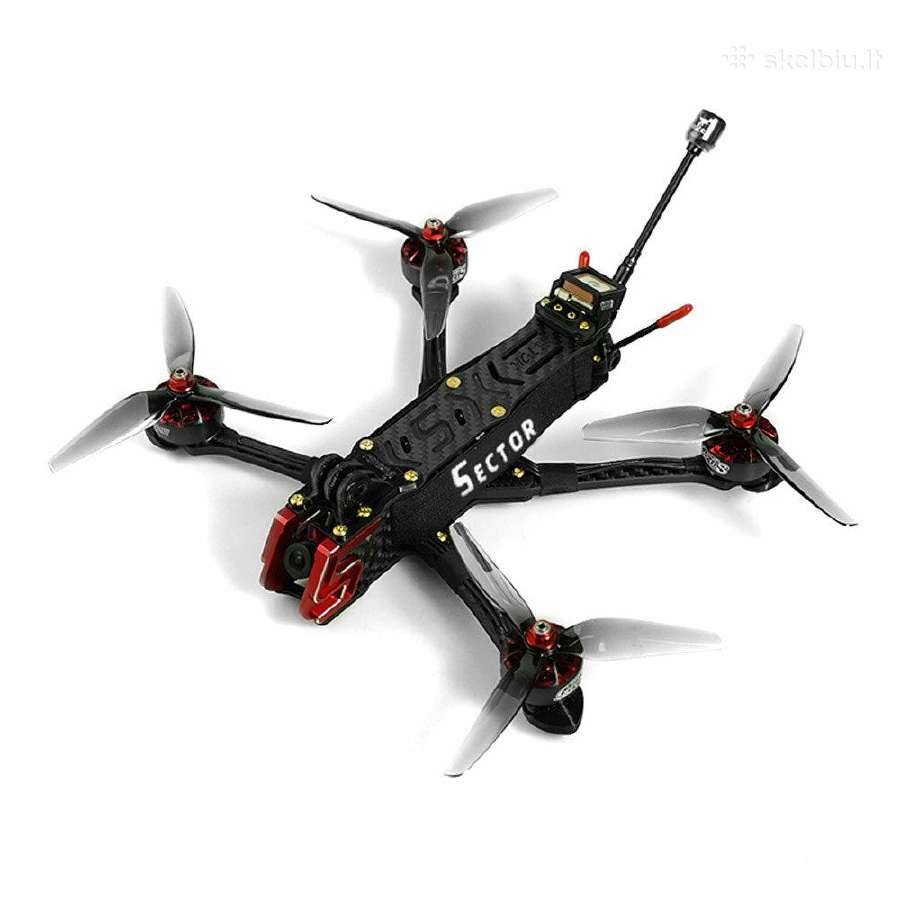 Nauji Hglrc Sector D5 Dji HD 6s GPS fpv dronai