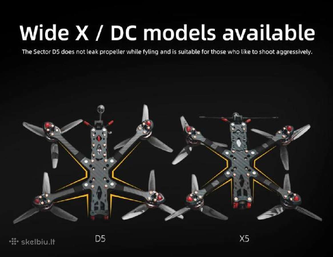 Nauji Hglrc Sector D5 Dji HD 6s GPS fpv dronai - nuotraukos Nr. 8
