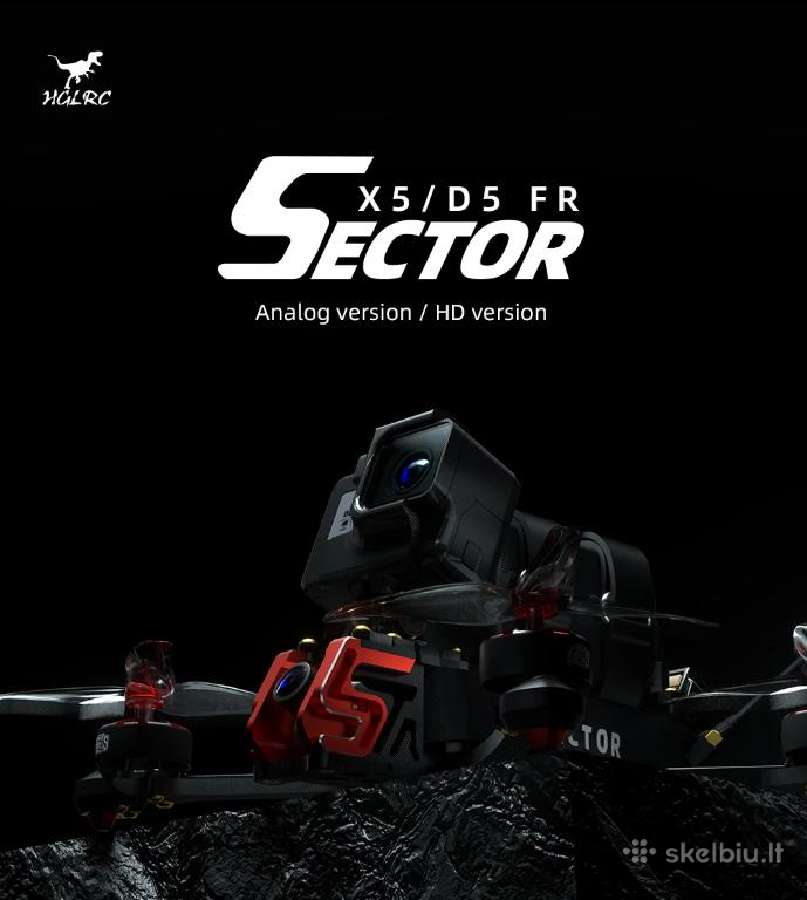 Nauji Hglrc Sector D5 Dji HD 6s GPS fpv dronai - nuotraukos Nr. 12