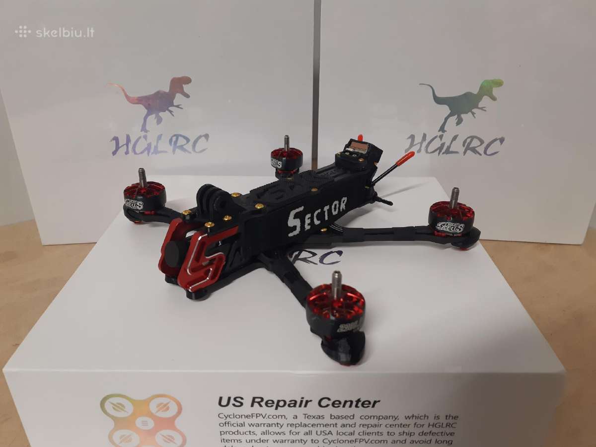 Nauji Hglrc Sector D5 Dji HD 6s GPS fpv dronai - nuotraukos Nr. 4