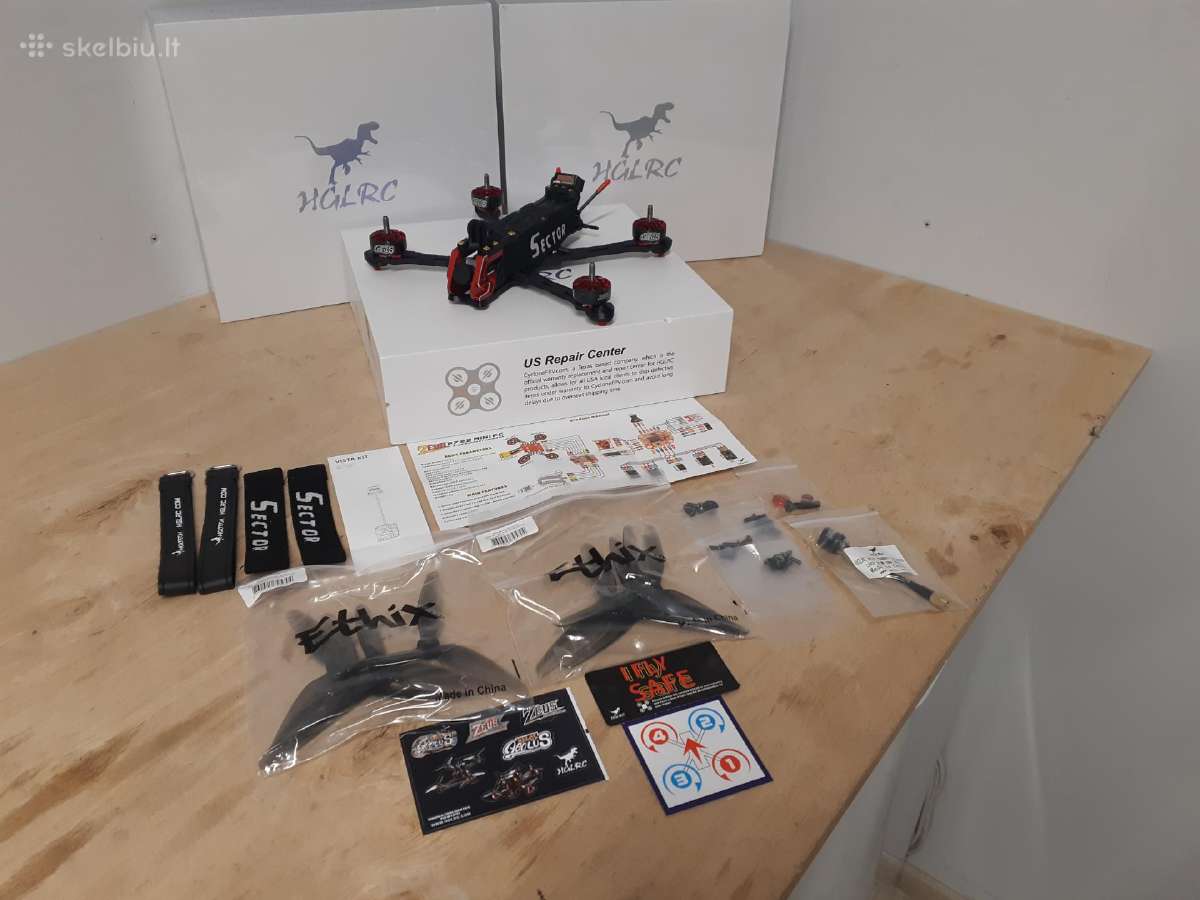 Nauji Hglrc Sector D5 Dji HD 6s GPS fpv dronai - nuotraukos Nr. 3