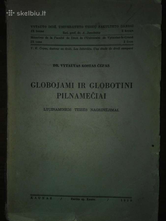169. Globojami Ir Globotini Pilnamečiai