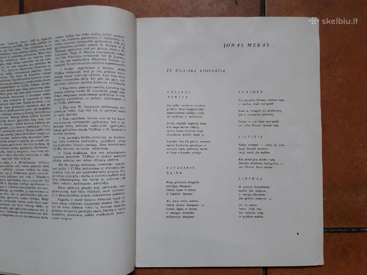 Literatūros ir meno žurnalas "Aidai" JAV 1956m. - nuotraukos Nr. 5