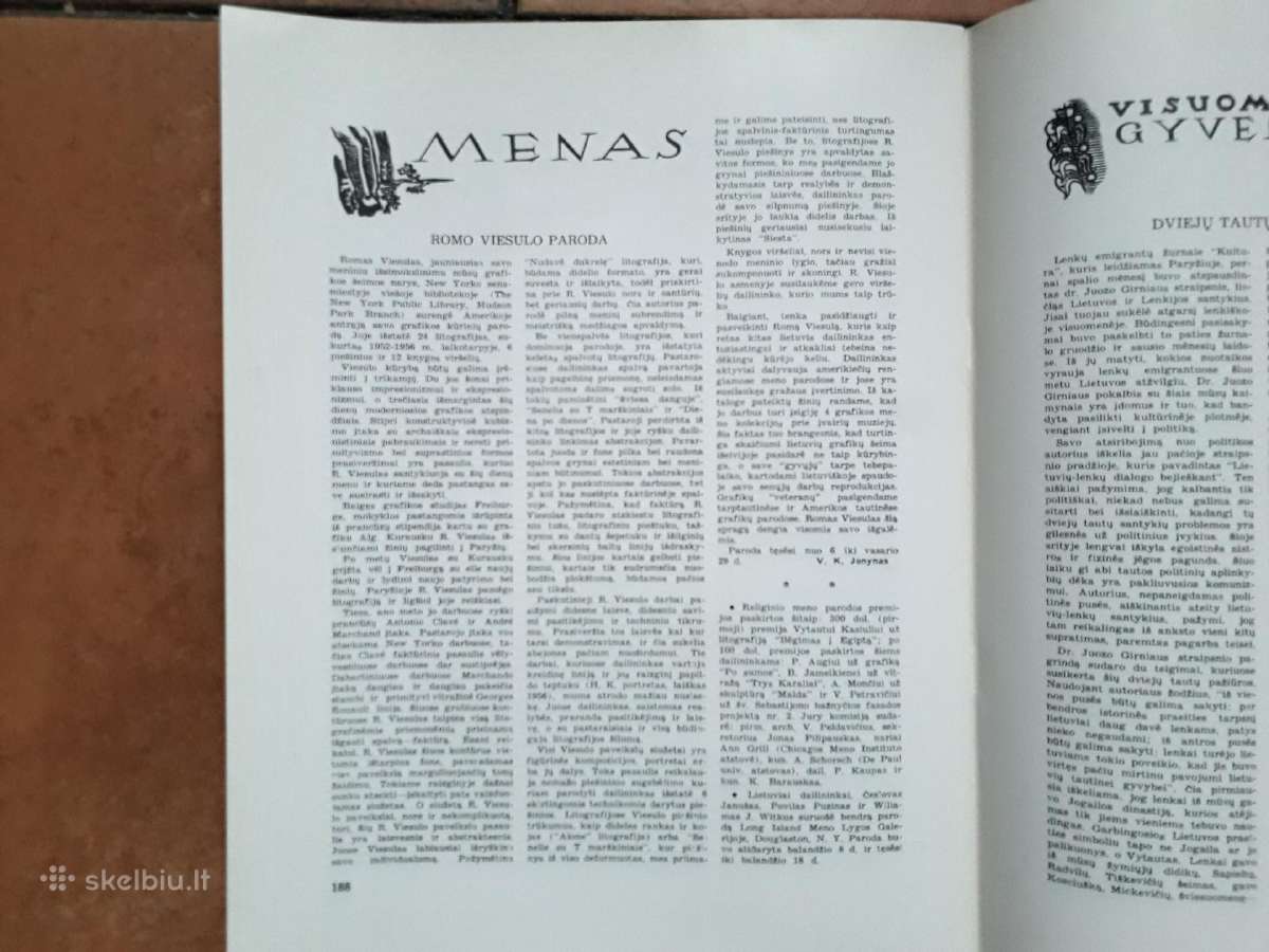Literatūros ir meno žurnalas "Aidai" JAV 1956m. - nuotraukos Nr. 23