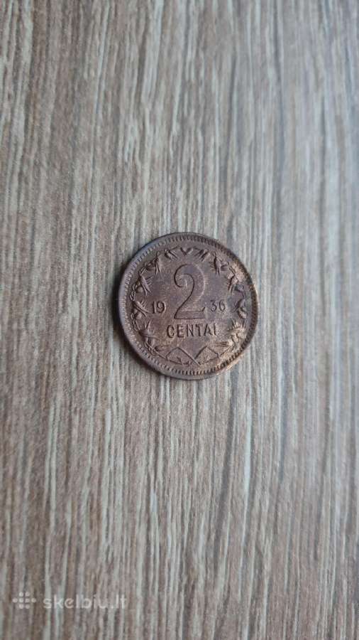 1936 metų 2 centai