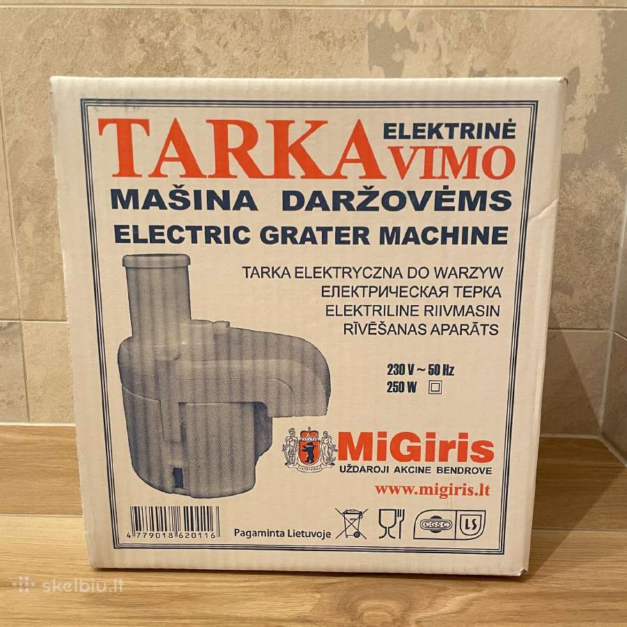 Bulvių tarkavimo mašina Migiris Betm-1, 250 W - nuotraukos Nr. 3