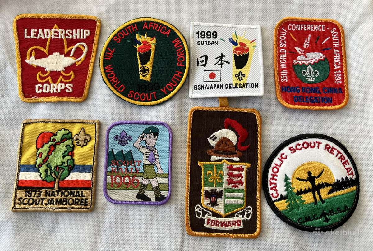 Skautų organizacijų ženkliukai, emblemos ir kita - nuotraukos Nr. 7
