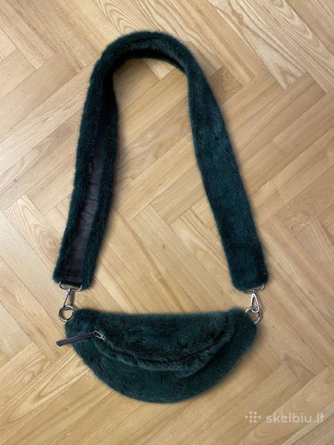 Audinės kailio Bumbag su rankena Beautyfur Fashion - nuotraukos Nr. 2
