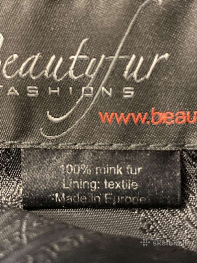 Audinės kailio Bumbag su rankena Beautyfur Fashion - nuotraukos Nr. 7