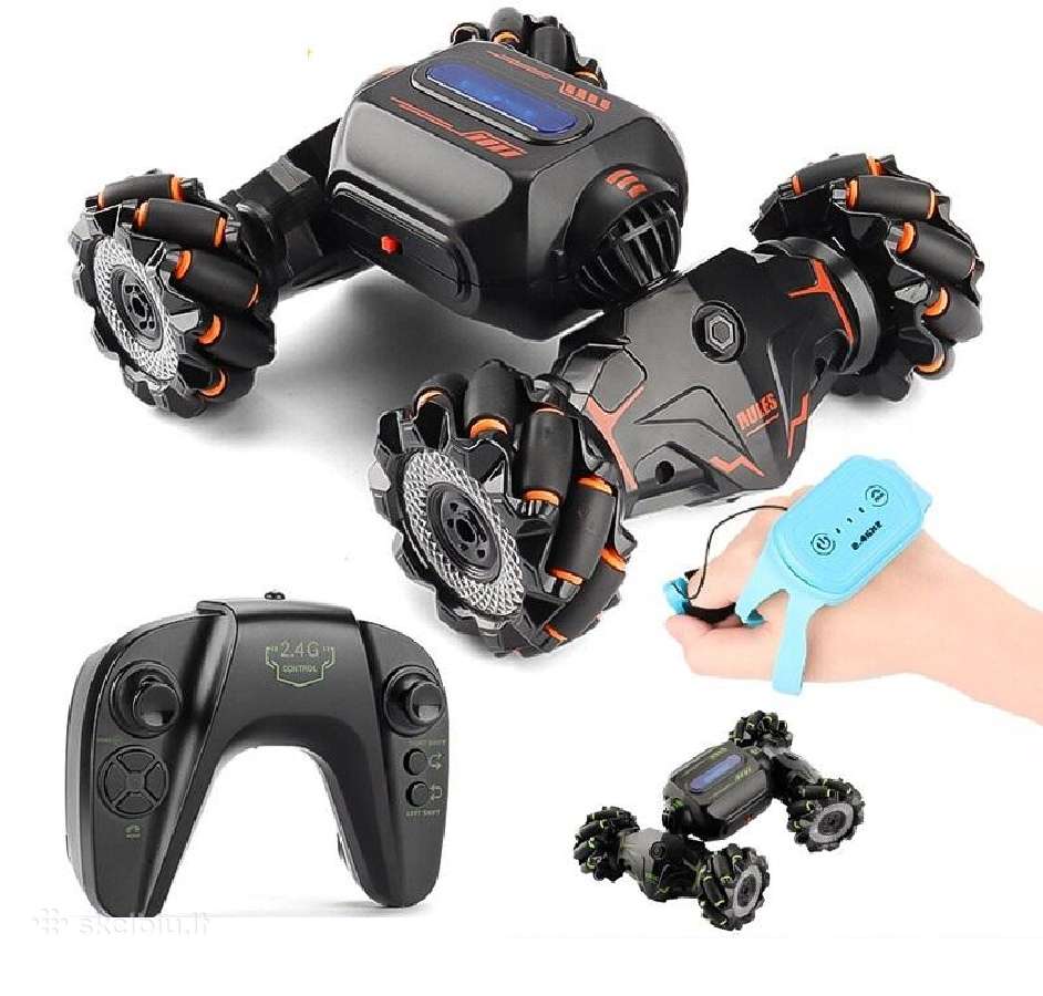 RC džipas – automobilis su pulteliu