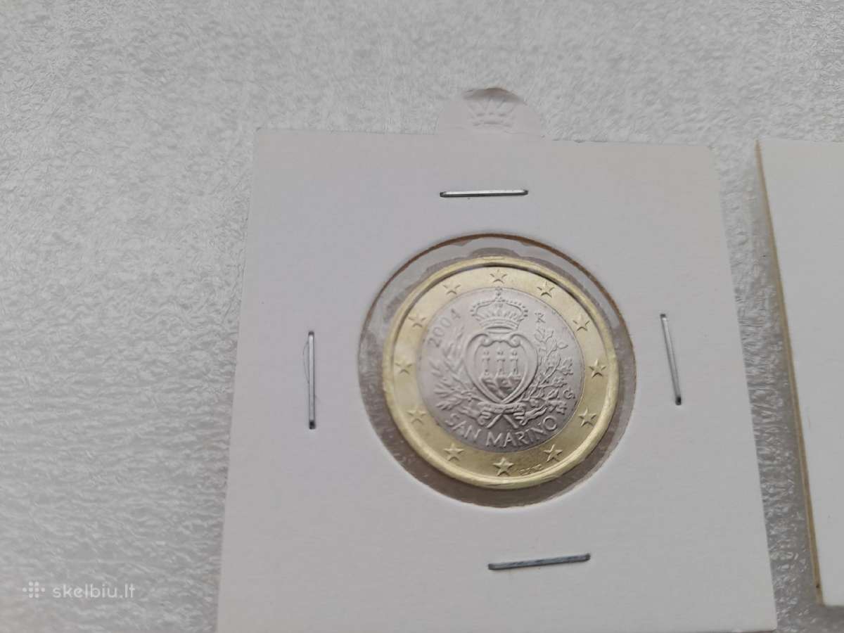 San Marino 1€ monetos 2vnt.7€ - nuotraukos Nr. 2