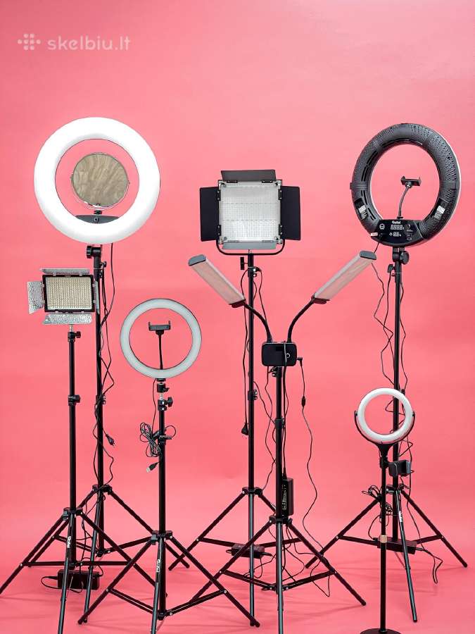 Ringlight,video panele,yongnuo,LED lempa,visazas