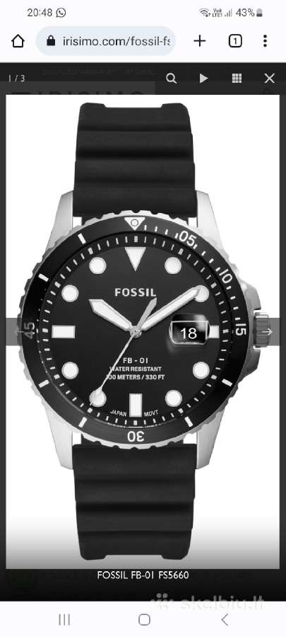 Idealus amerikietiškas Fossil Fb-01