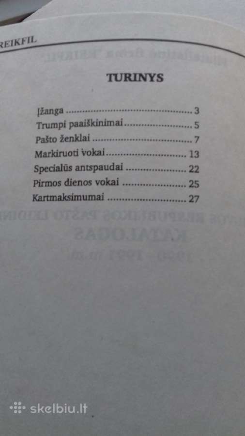 Katalogas.1990-1991 Lietuva. - nuotraukos Nr. 4