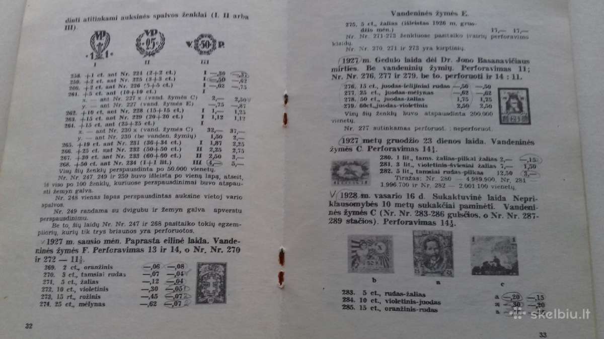 Katalogas.lietuvisku pasto zenklu.1942m. - nuotraukos Nr. 5