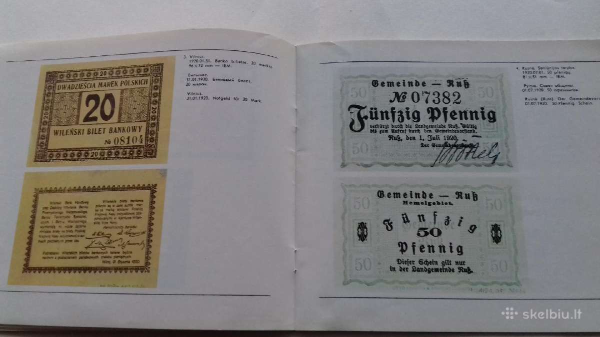 Pinigai Lietuvoj.1915-1941m. - nuotraukos Nr. 4