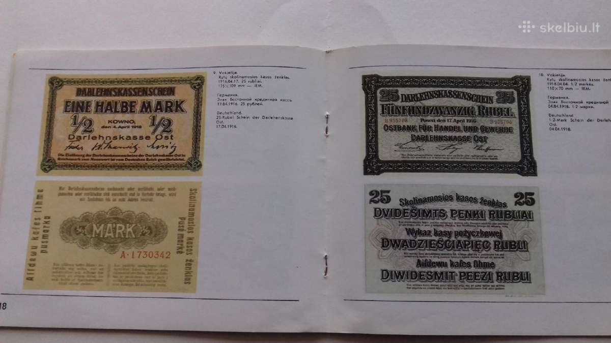Pinigai Lietuvoj.1915-1941m. - nuotraukos Nr. 7