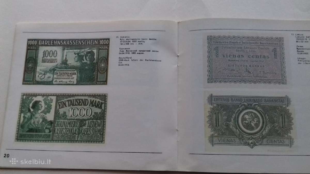 Pinigai Lietuvoj.1915-1941m. - nuotraukos Nr. 8