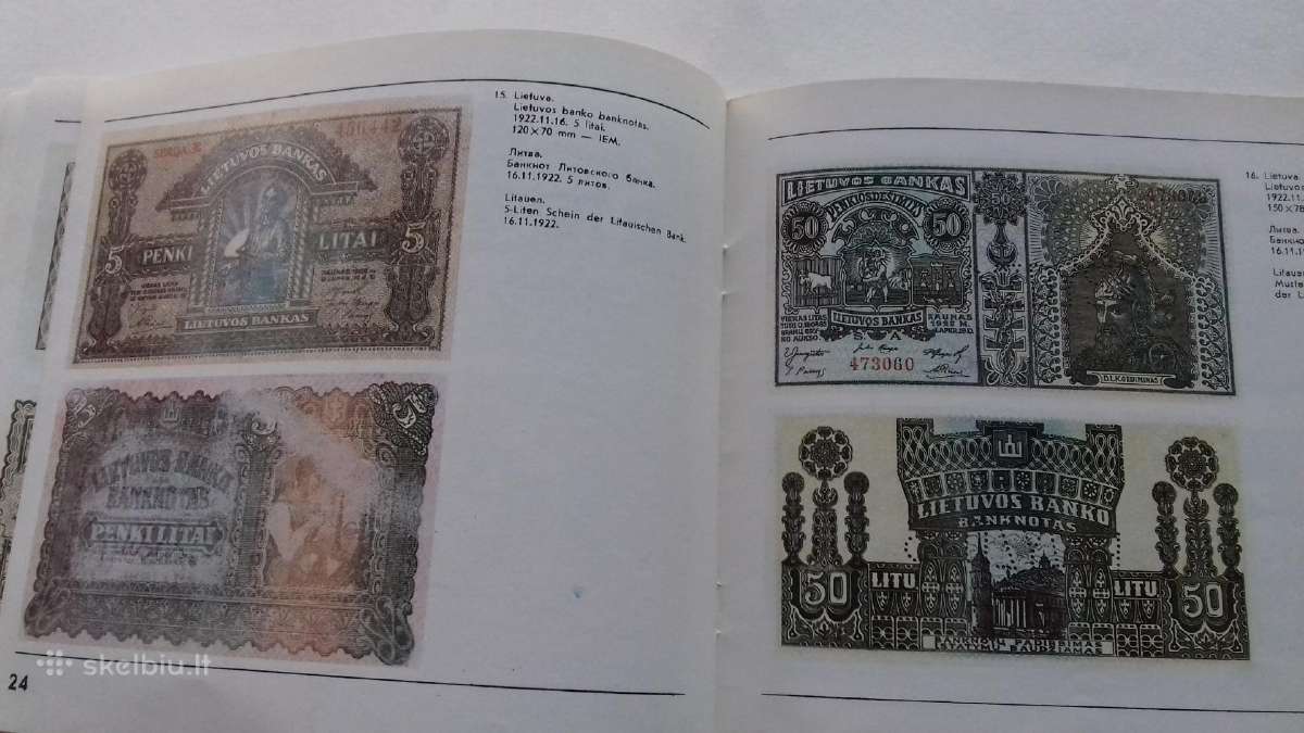Pinigai Lietuvoj.1915-1941m. - nuotraukos Nr. 10