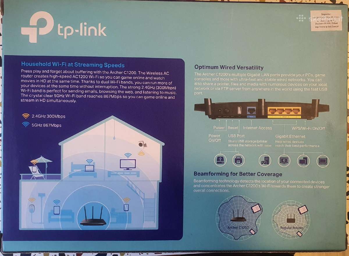 Tp-link Ac1200 Maršrutizatorius - nuotraukos Nr. 2