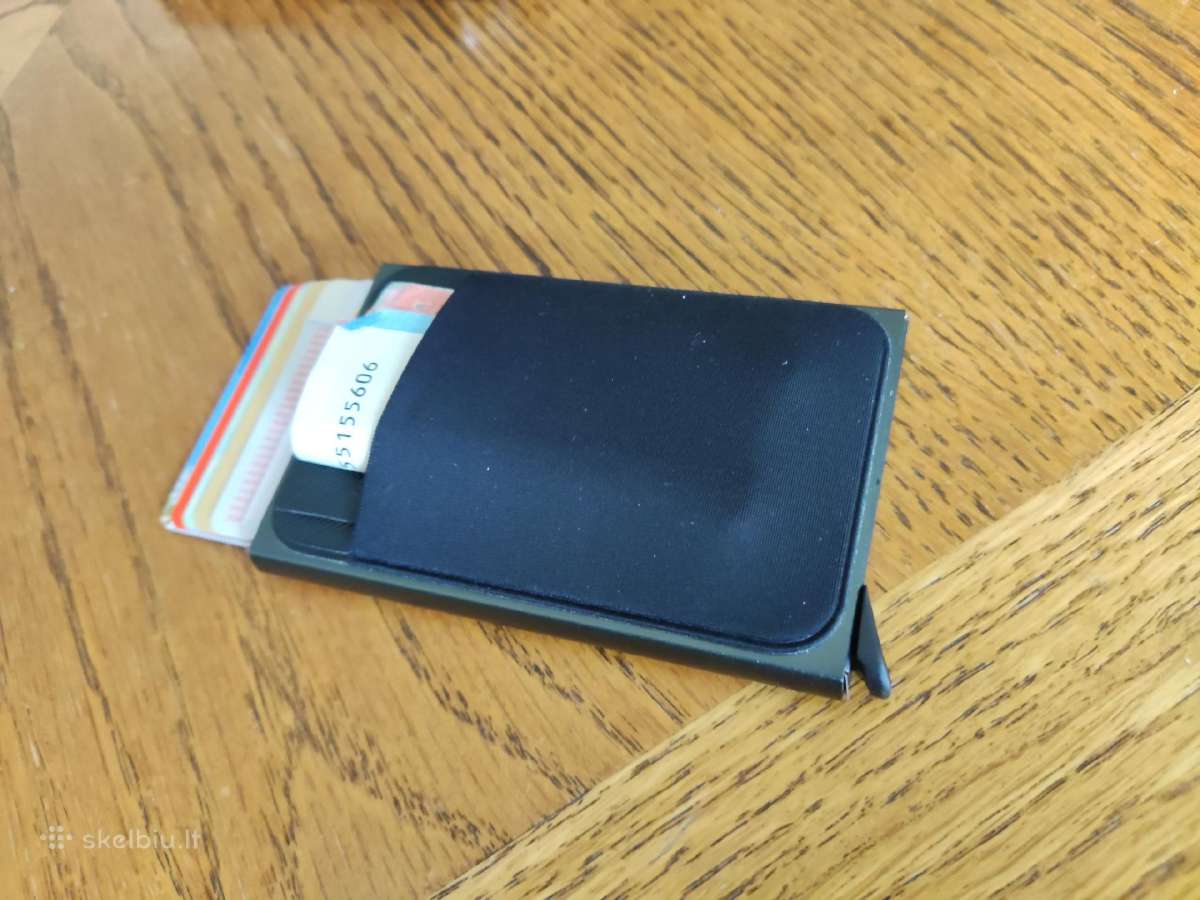 Automatinė maža piniginė su Rfid apsauga - nuotraukos Nr. 2