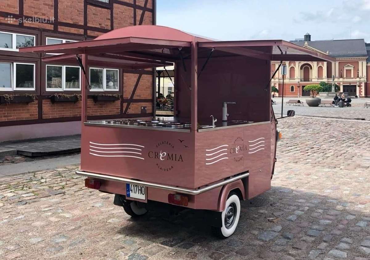 Food truck / Piagio Ape / ledų vagonėlis - nuotraukos Nr. 2