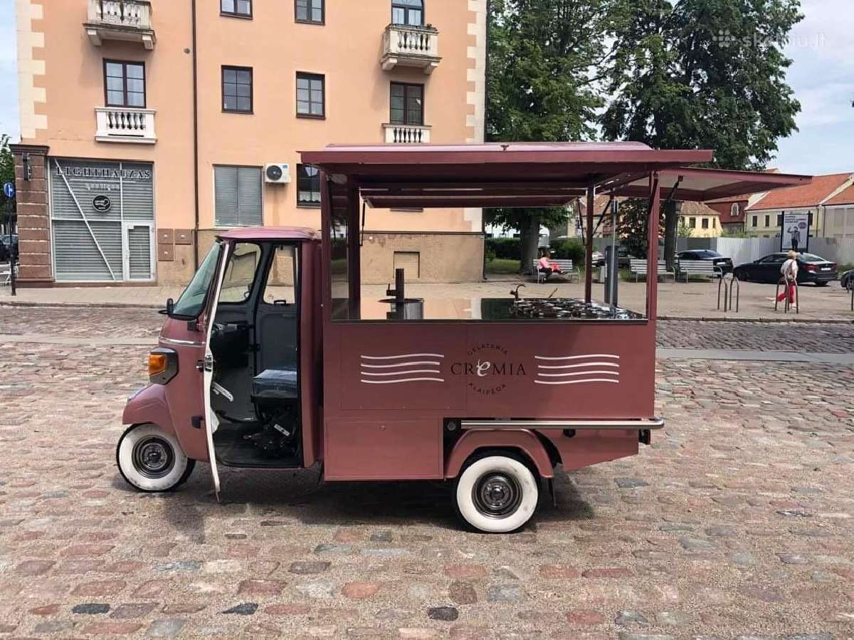 Food truck / Piagio Ape / ledų vagonėlis - nuotraukos Nr. 4