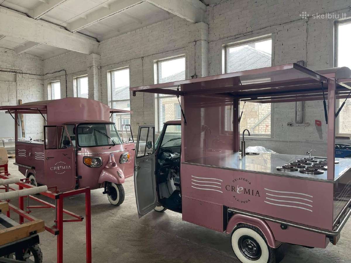 Food truck / Piagio Ape / ledų vagonėlis - nuotraukos Nr. 7