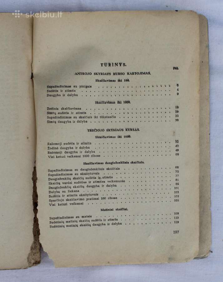 Aritmetikos uždavinynas 3-ajam skyriui 1948 m. - nuotraukos Nr. 8