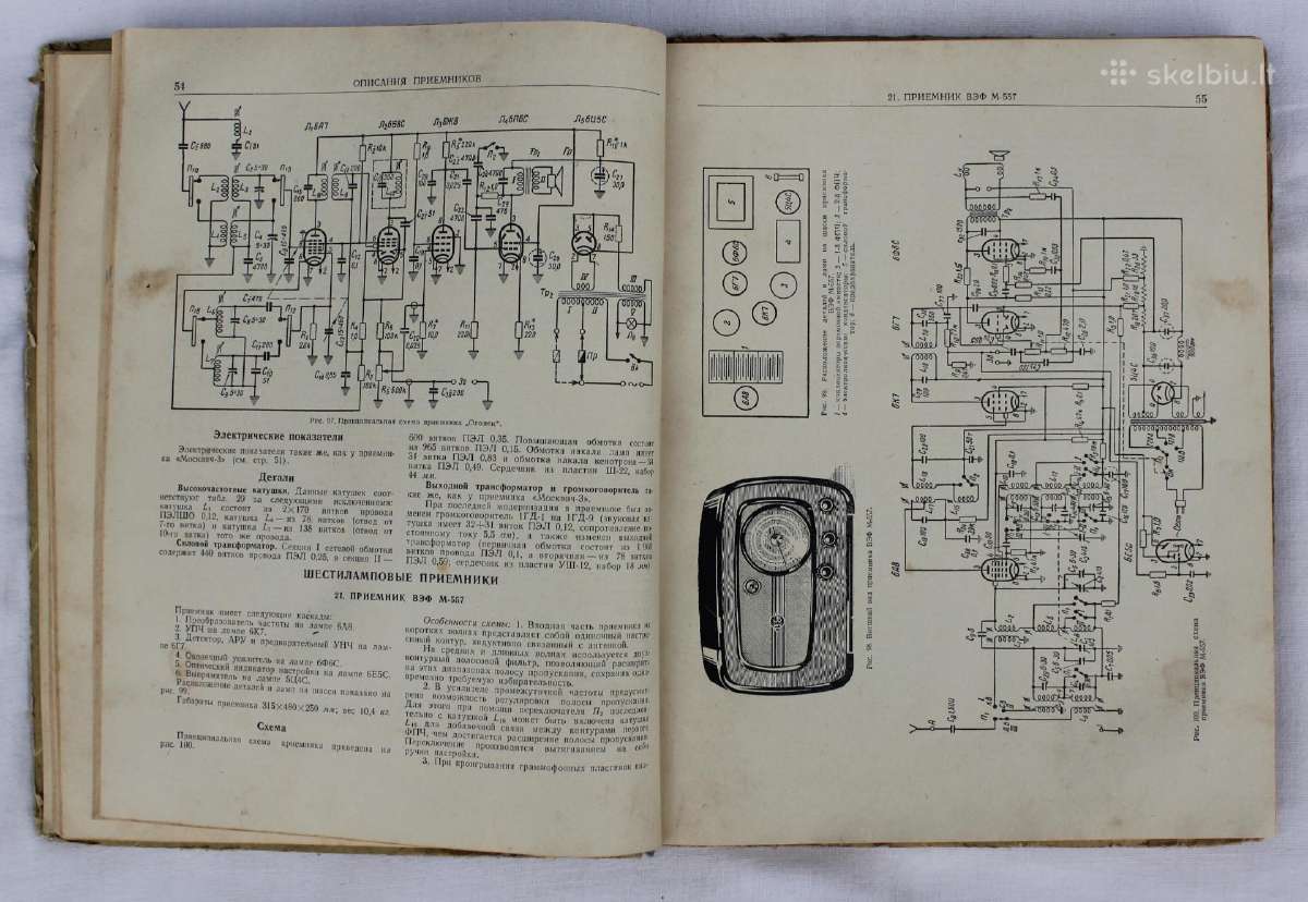 Radijo imtuvų vadovas knyga 1960 m. - nuotraukos Nr. 6