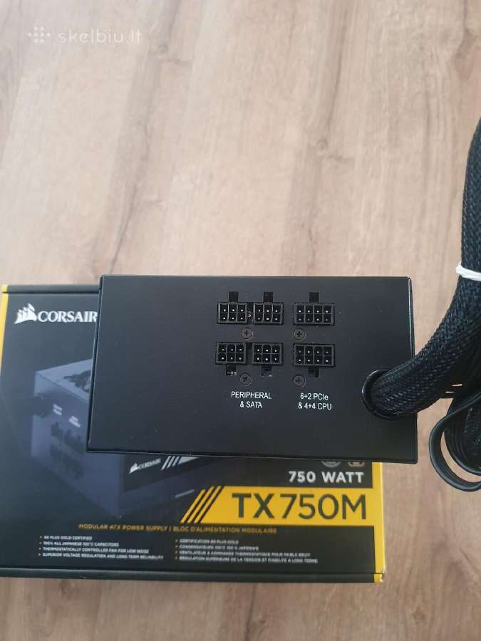 Corsair Tx850m Kaina85eur - nuotraukos Nr. 2