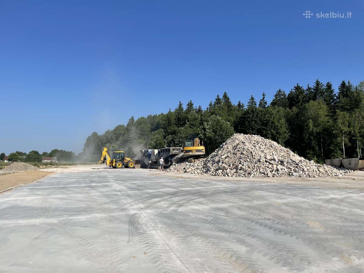 Griovimo darbai, betono atliekų malimas, išvežimas - nuotraukos Nr. 13