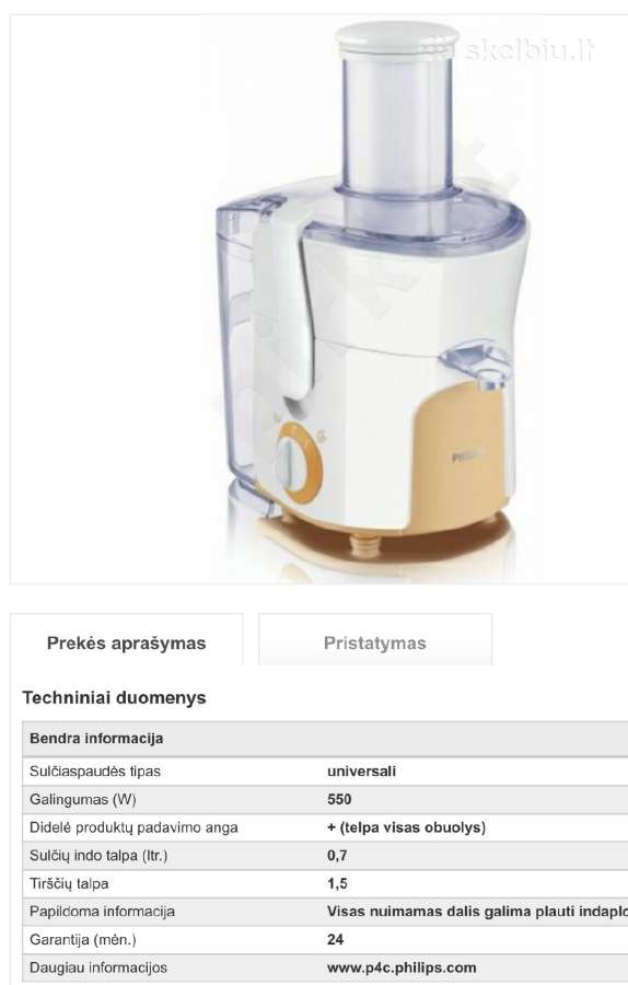 Philips sulčiaspaudė - nuotraukos Nr. 9